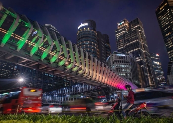 Solidaritas Korban Penembakan, DKI Beri Warna Bendera New Zealand di JPO GBK