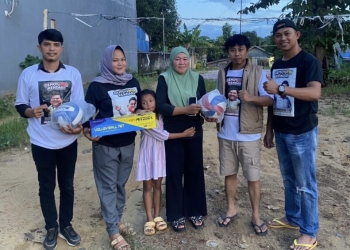 Peduli Olahraga, Kerabat Yudi Suport Emak-Emak Pegiat Voly