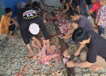 Rutin Setiap Hari Raya Idul Adha, Hendrawan Sumus Gia Kembali Salurkan Ratusan Kilo Daging Hewan Qurban