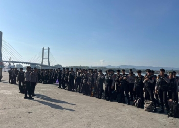 400 Personel Gabungan Diterjunkan untuk Amankan Debat Pilgub Sultra 2024 di Kota BauBau