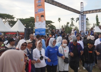 Lapangan Kancil Jadi Saksi Betapa Akbarnya Kampanye Giona-Subhan untuk Kendari Berkelas