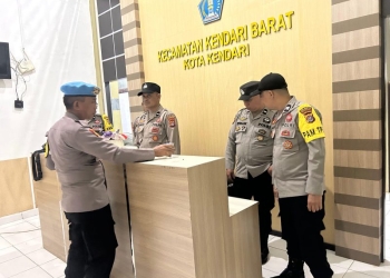 Pasca Pencoblosan, Polresta Kendari Perketat Pengamanan di PPK