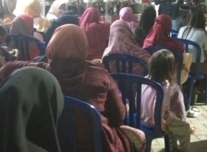 Warga menghadiri reses Wakil Ketua DPRD Kota Kendari, Rizki Brilian Pagala.