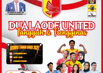 Rayakan Tahun Baru, Dua Laode Gelar Pertandingan Eksibisi