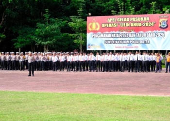 Polda Sultra Kerahkan 3.043 Personel Amankan Pelaksanaan Nataru