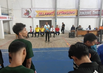 Ketua Koni kendari Buka Kejuaraan Sepak Takraw Wali Kota Cup 1