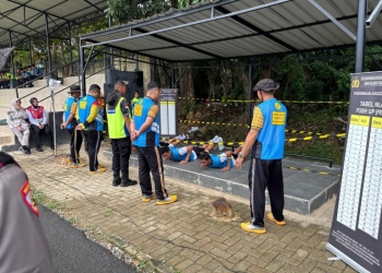 45 Catar Akpol Panda Polda Sultra Jalani Tes Jasmani