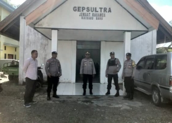Polres Baubau Kerahkan 81 Personel Amankan Ibadah Kenaikan Isa Al-Masih di Seluruh Gereja