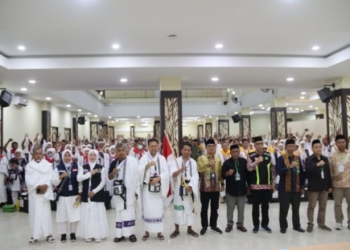 Kloter 39-UPG Dilepas, JCH Sultra Tuntas Diberangkatkan ke Arab Saudi