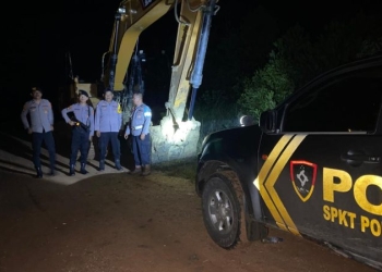 Polres Bombana Ungkap Tambang Emas Ilegal Kedua di SP9 Wumbubangka, 7 Pelaku Diamankan