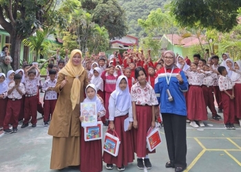 Pertamina Patra Niaga Sulawesi Tanamkan Kepedulian Lingkungan Lewat Lomba Edukatif di SDN 42 Hulonthalangi