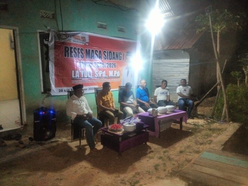 Disambut Hangat, La Yuli Gelar Reses Sekaligus Silaturahmi Bersama Masyarakat Kelurahan Bungkutoko