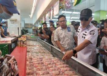 Pastikan Stok dan Harga Pangan Aman Jelang Hari Raya Idul Fitri, Gubernur Sultra Bersama Forkopimda Gelar Sidak