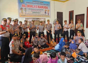 SIP Polda Sultra Angkatan 55 Gelar Baksos di Panti Asuhan Al-Ikhlas Baruga