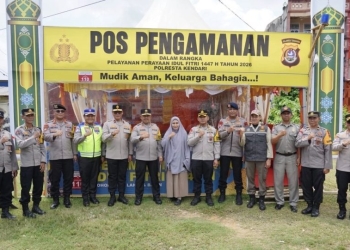 Kapolda Bersama Forkopimda Sultra Pantau Keamanan Libur Lebaran di Pantai Toronipa