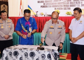 Perkuat Assessment Center Untuk SDM Polri Profesional, Polda Sultra Gandeng UHO